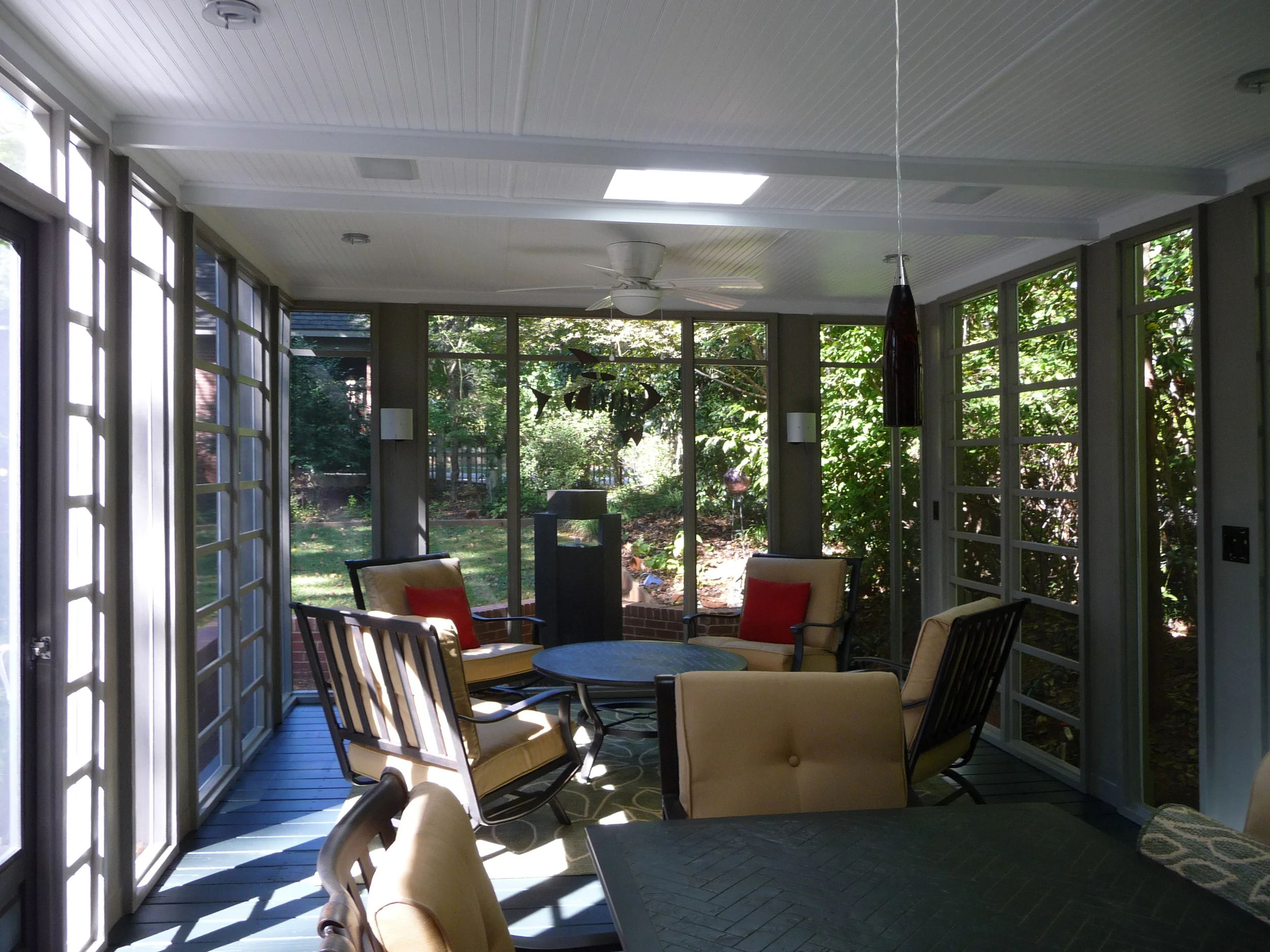 Finished Porch Interior