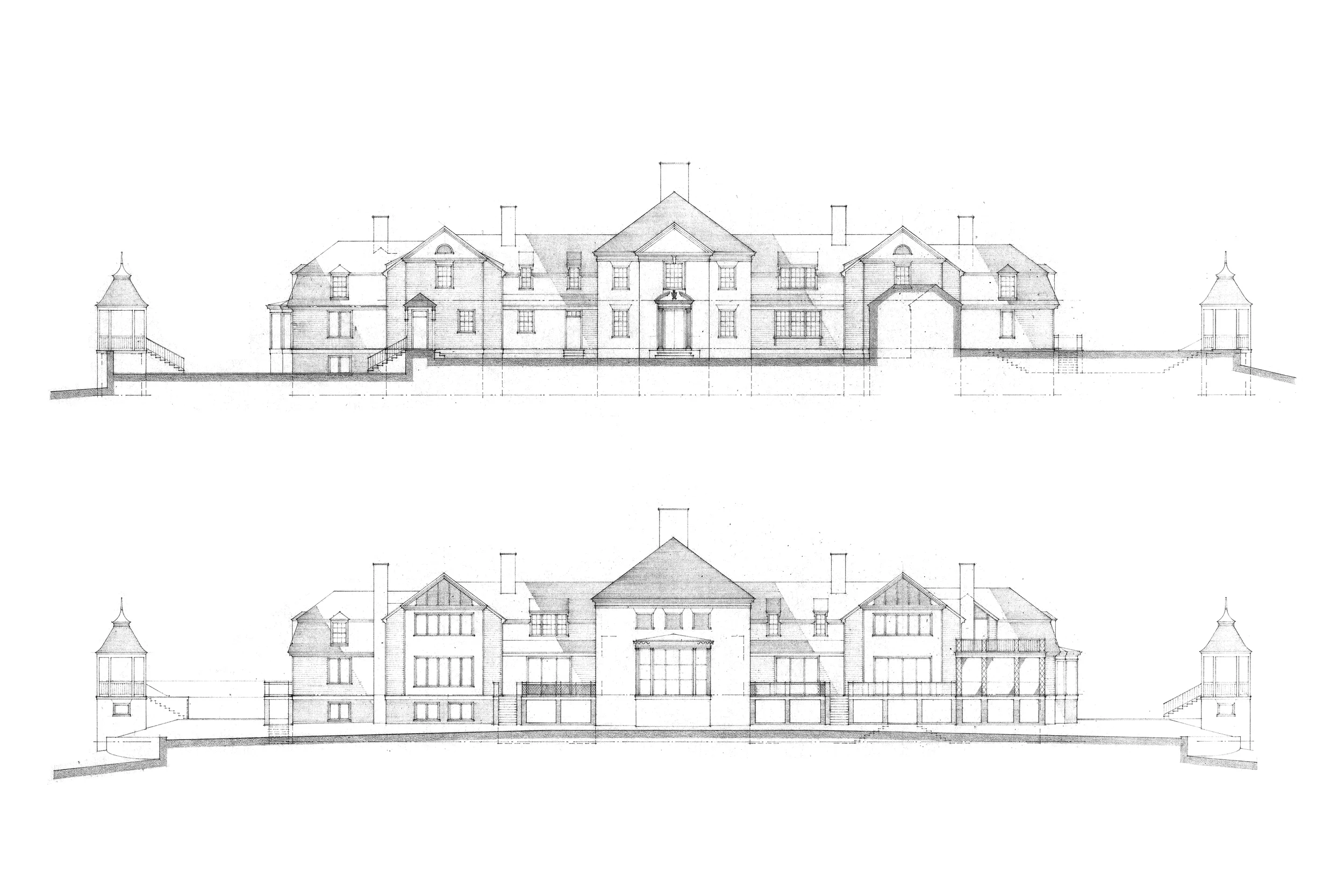 North and South Elevations