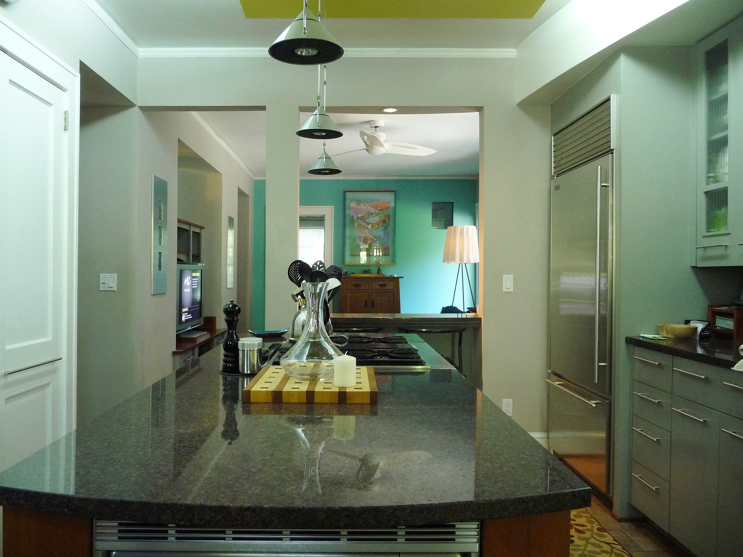 Kitchen and Family Room