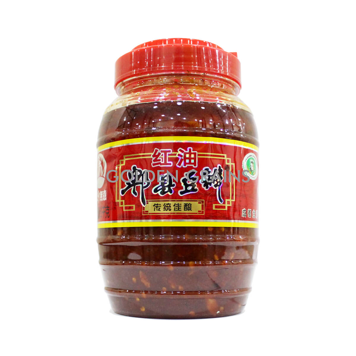 Golden Grains Pixian - Red Chili Bean Sauce - 1.1KG Front.jpg