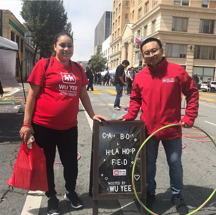 Wu Yee staff at Sunday Streets Tenderloin #1