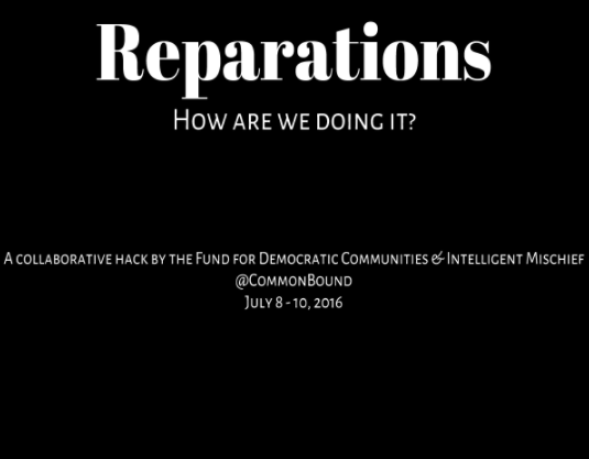 REPARATIONS HACK