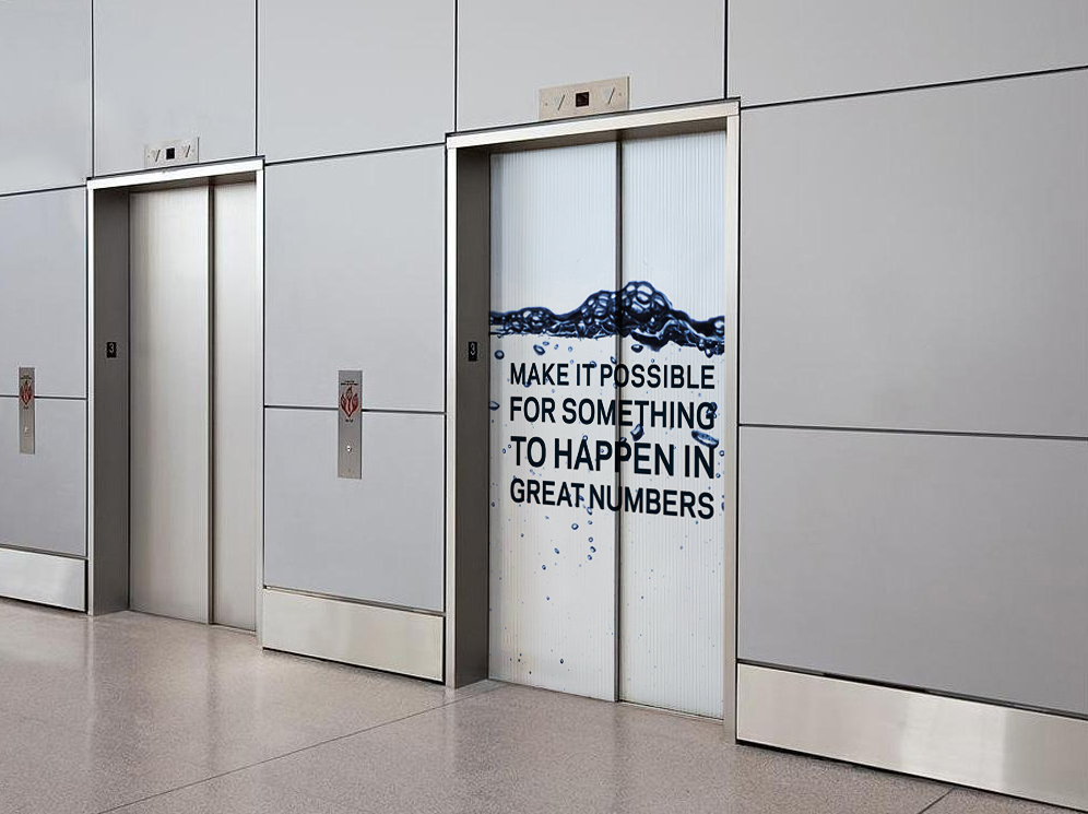 Environmental promotional installation