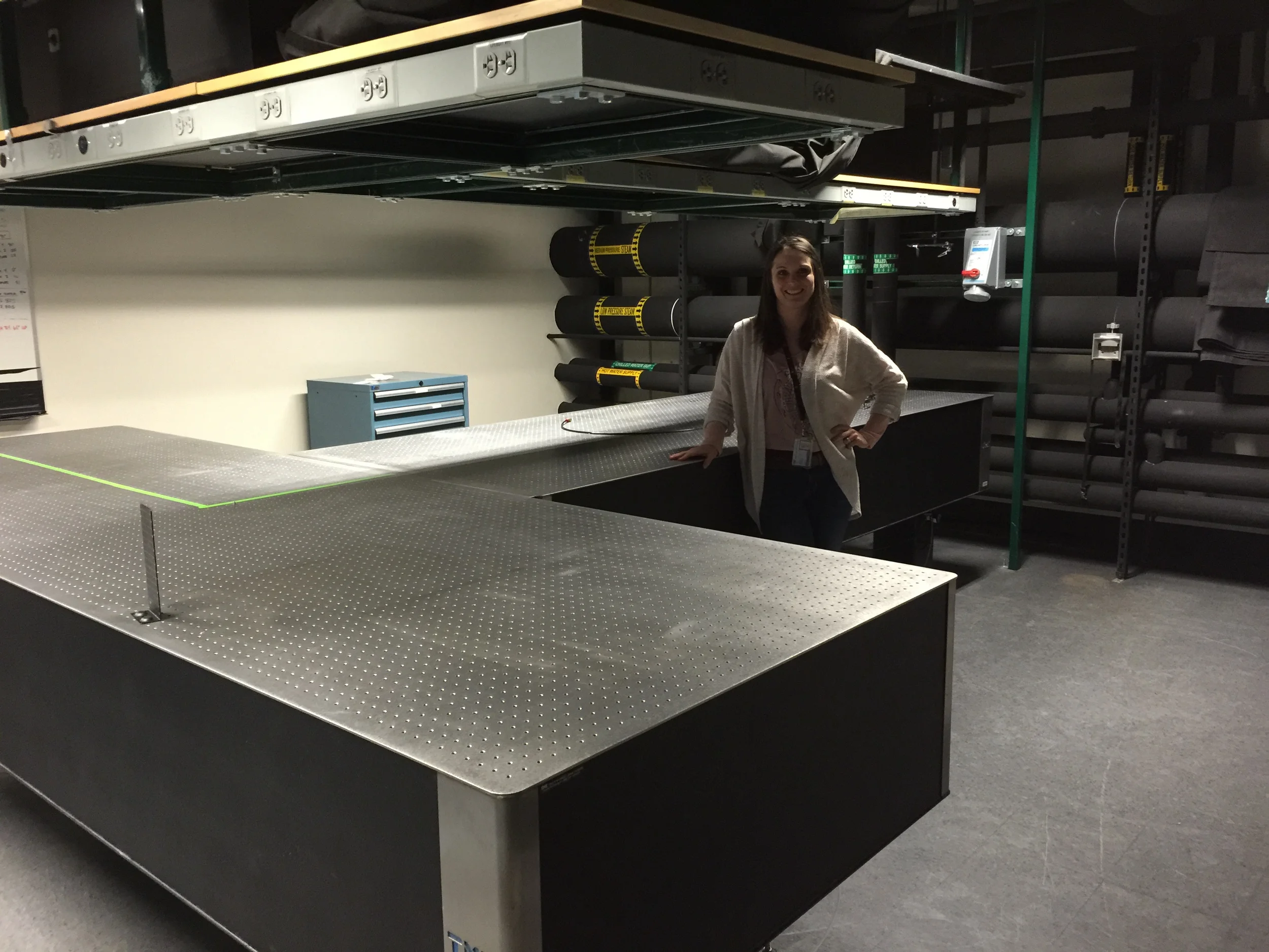 Ashley and one of our T-tables