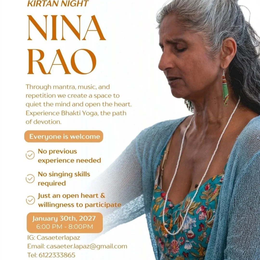Baja Sur, Mexico: Kirtan Night with Nina Rao