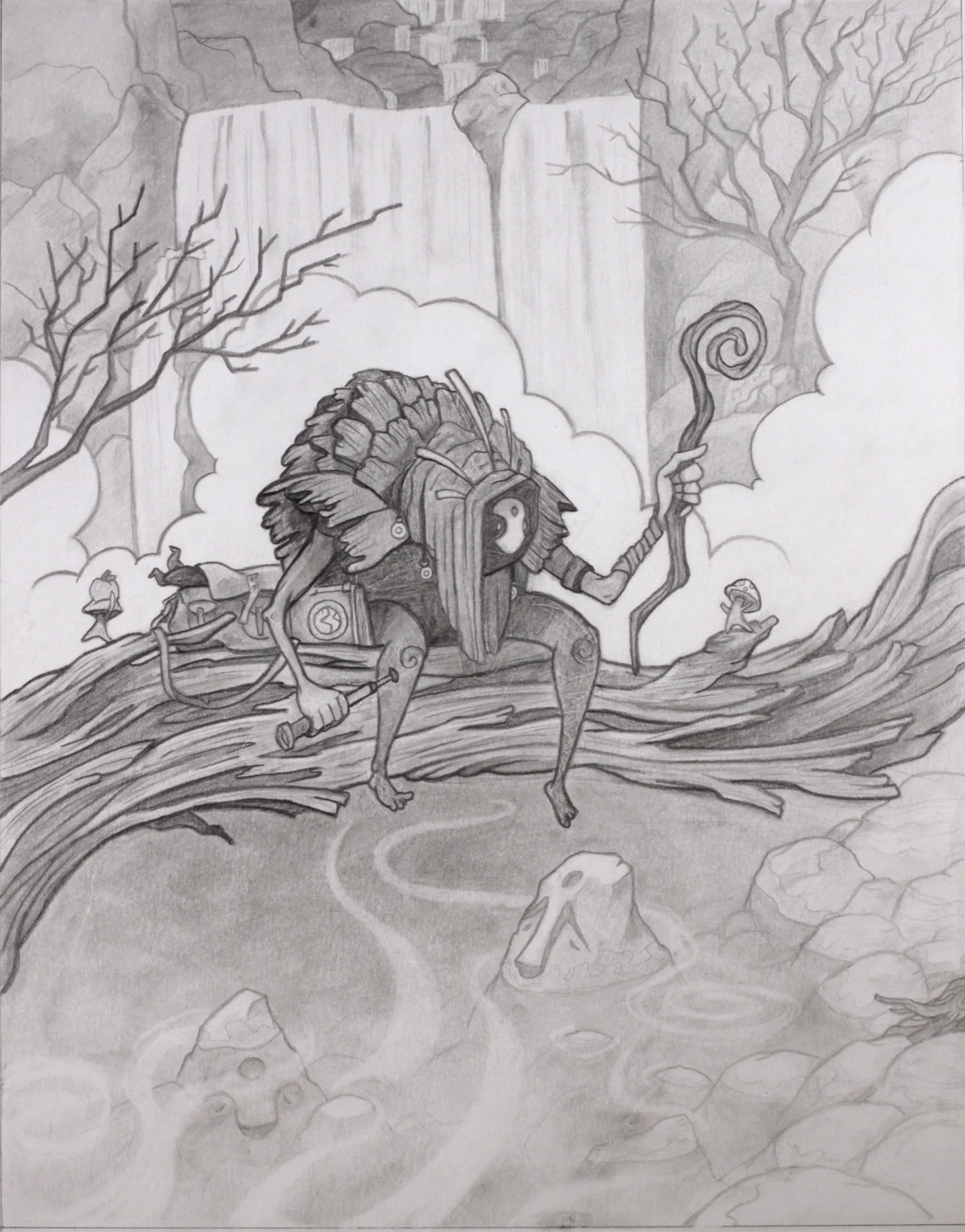 The Light Seeker Original Drawing (Sold)