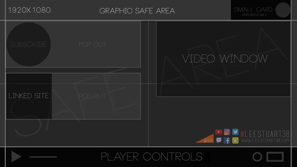 New Youtube End Screen Template Lee Stuart