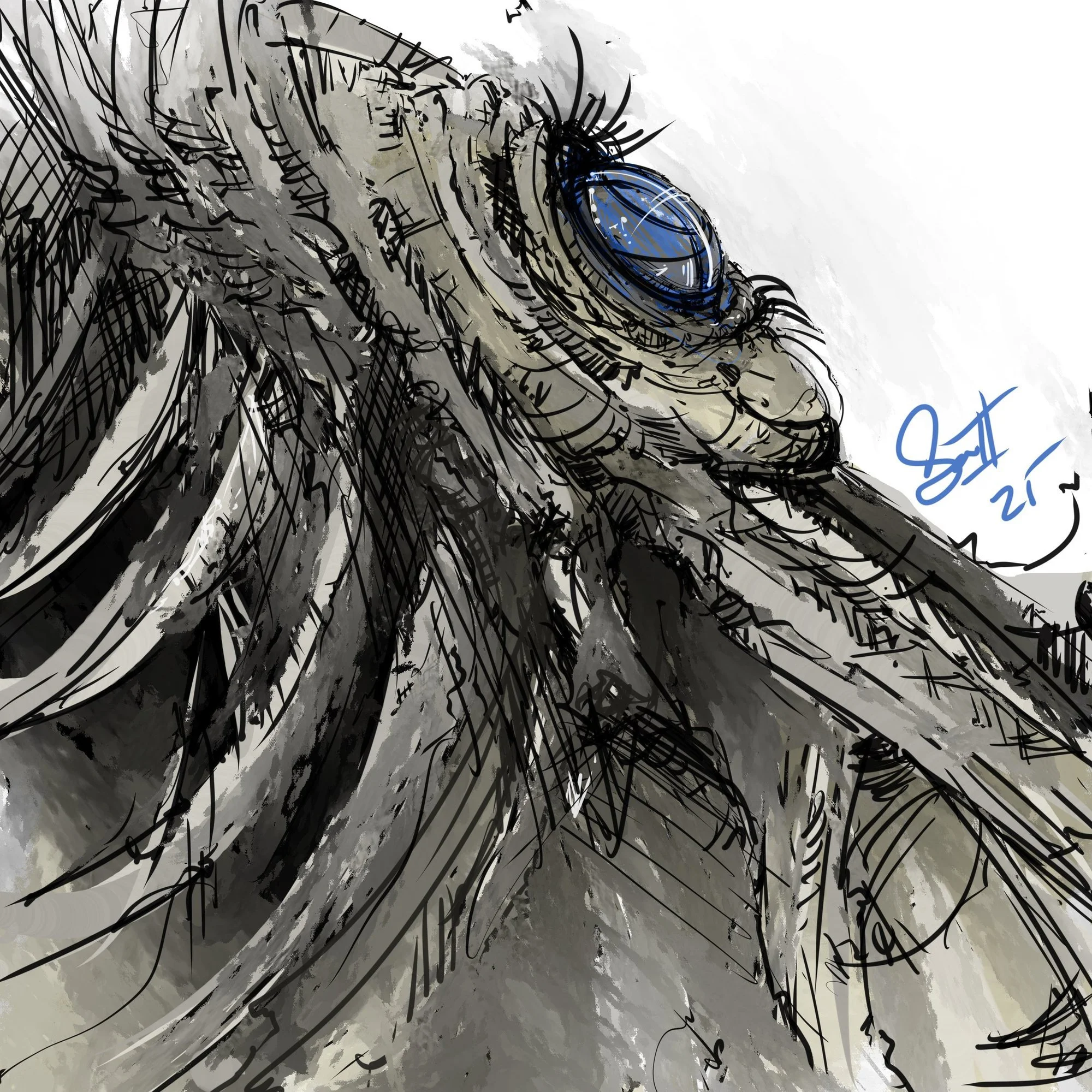 8. Gaze — Creature portrait.