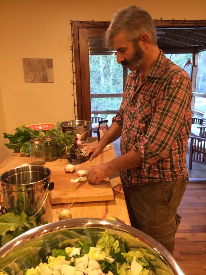 I could not believe Sandor Katz of Wild Fermentation was standing in the Homestead Kitchen!