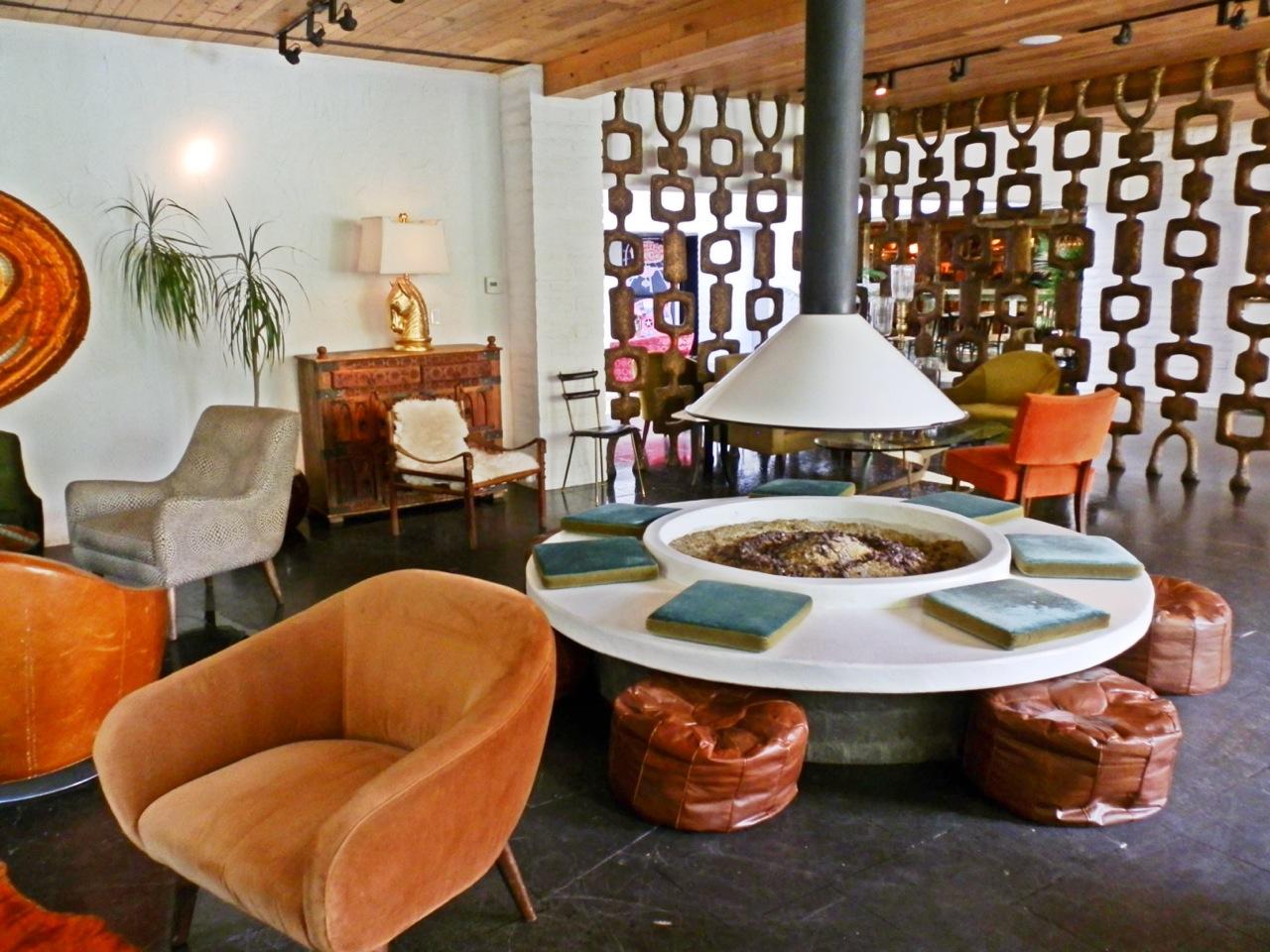 FIREPLACE IN LOBBY