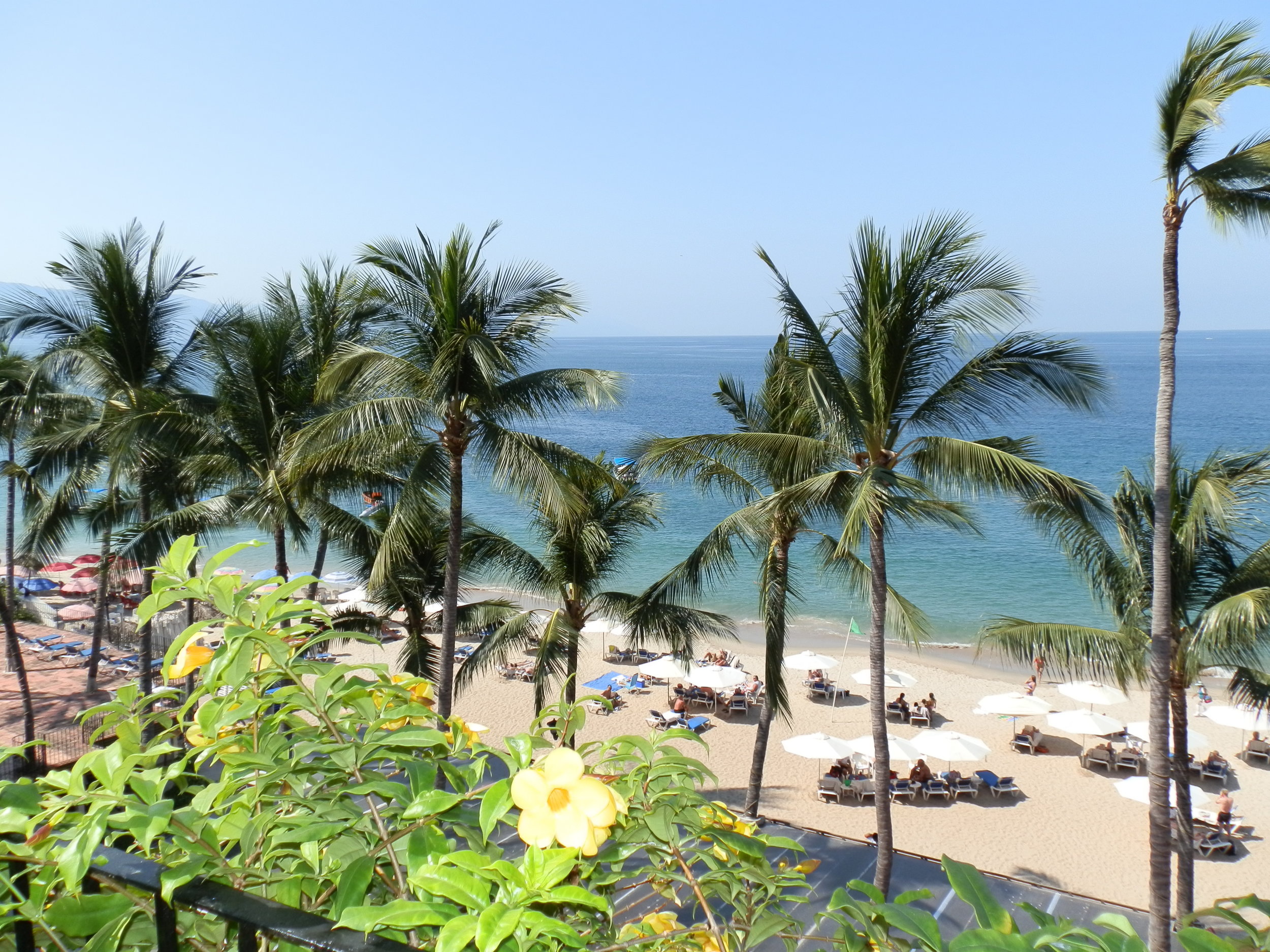 VIEW FROM OUR HOTEL BALCONY