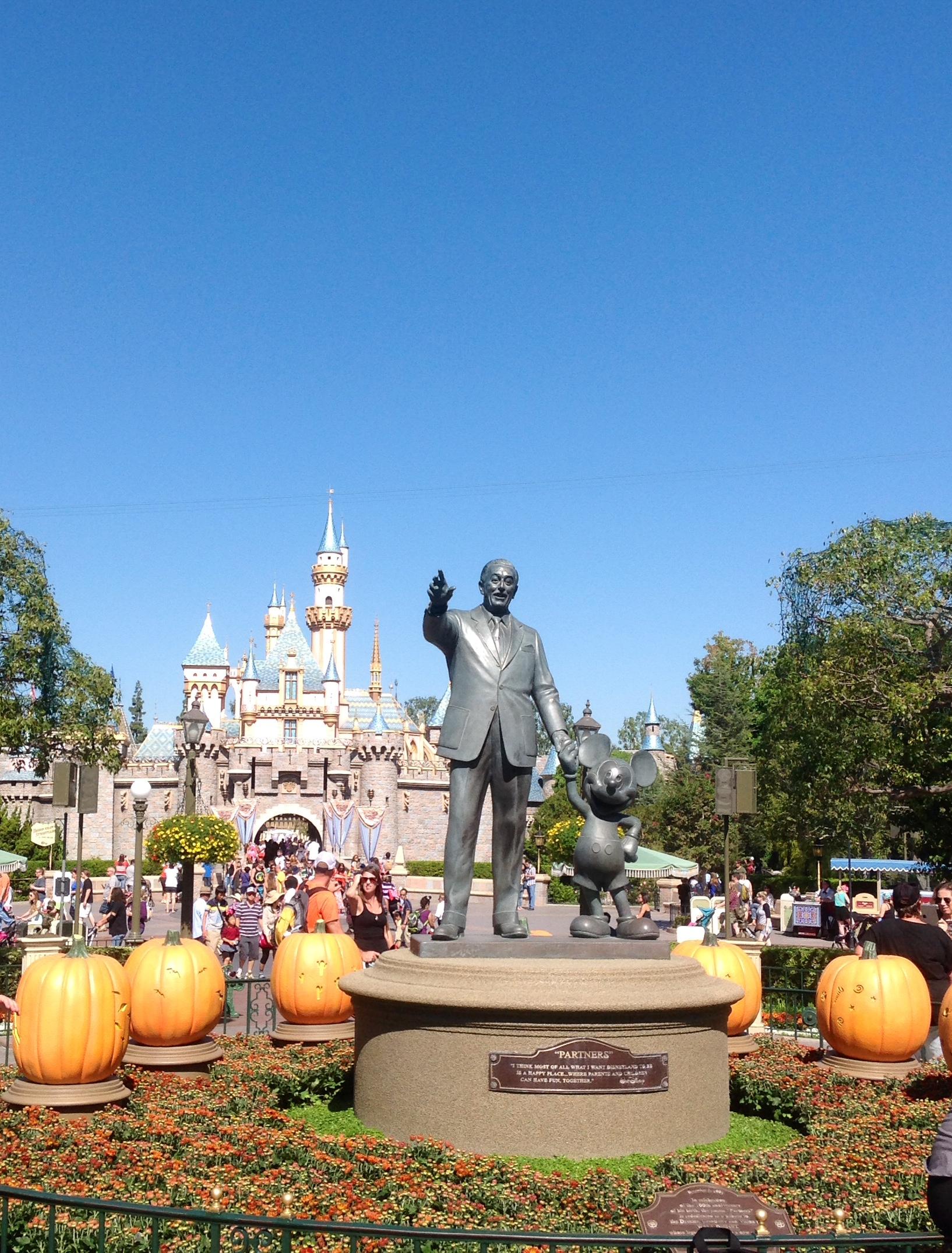 Walt and the Disney Castle