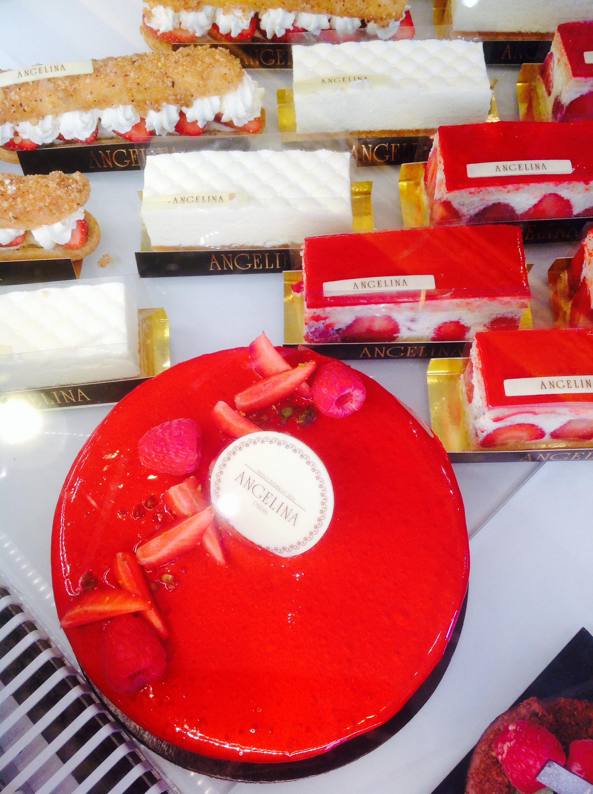 Assortment of cheesecakes.