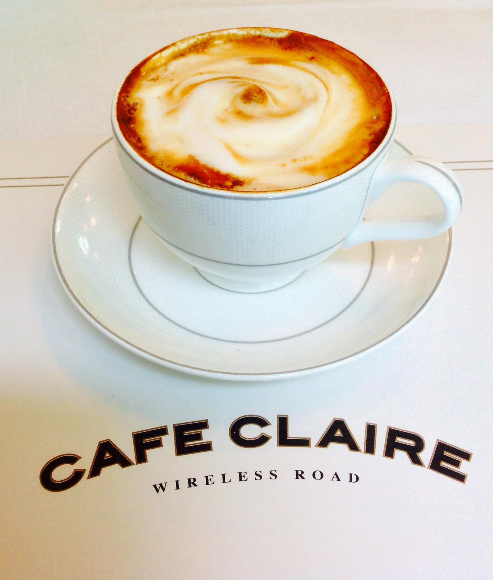 Creamy, strong, cappuccino.