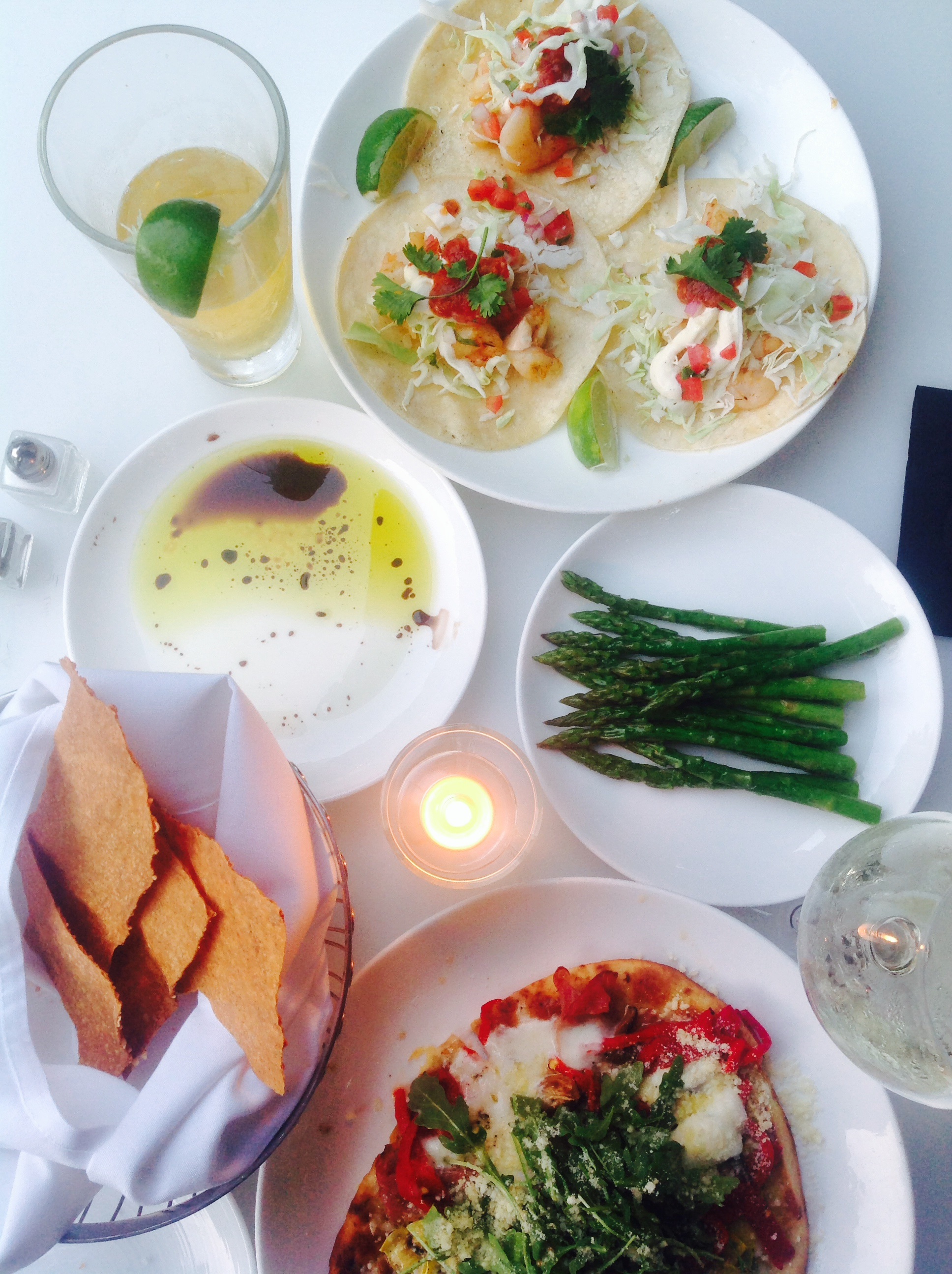 Our spread for the evening- delicious!