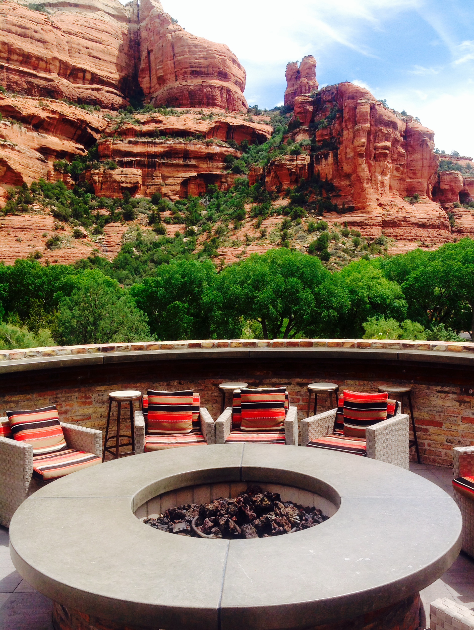 Fire Pit- great place for evening drinks!