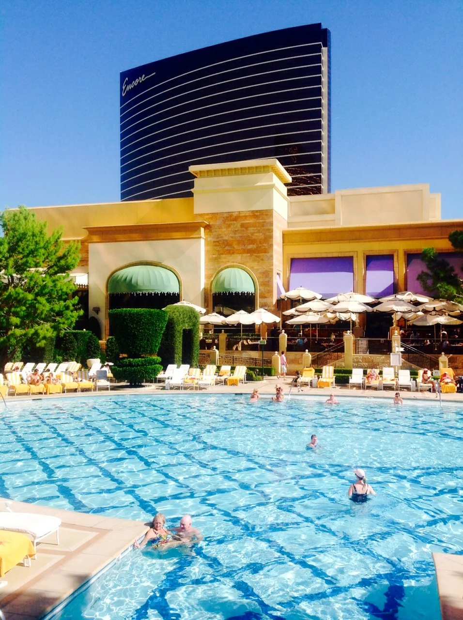 One of the Pools- Encore in Background