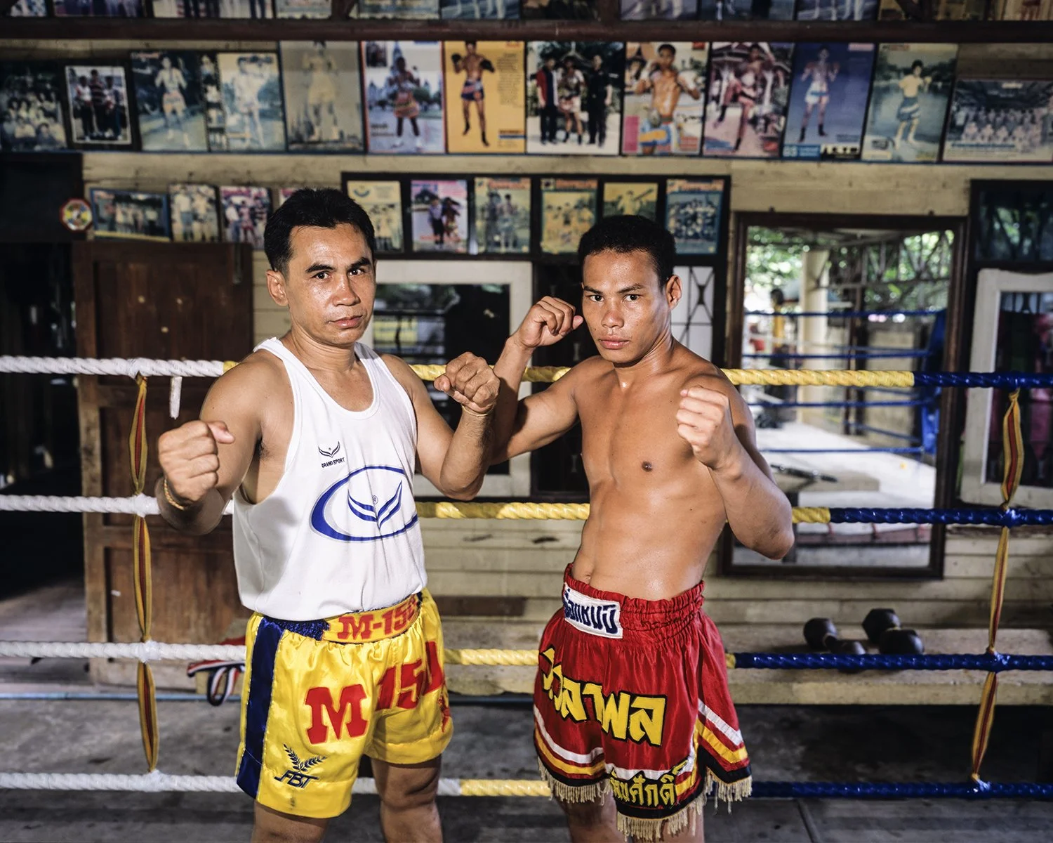 Kietsingn MuayThai camp, Bangkok Noi, Thailand, 2003