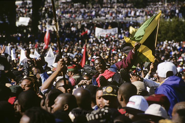  The Million Man March on the National Mall, sponsored by the Nation of Islam, Washington, DC, October 16, 1995. 