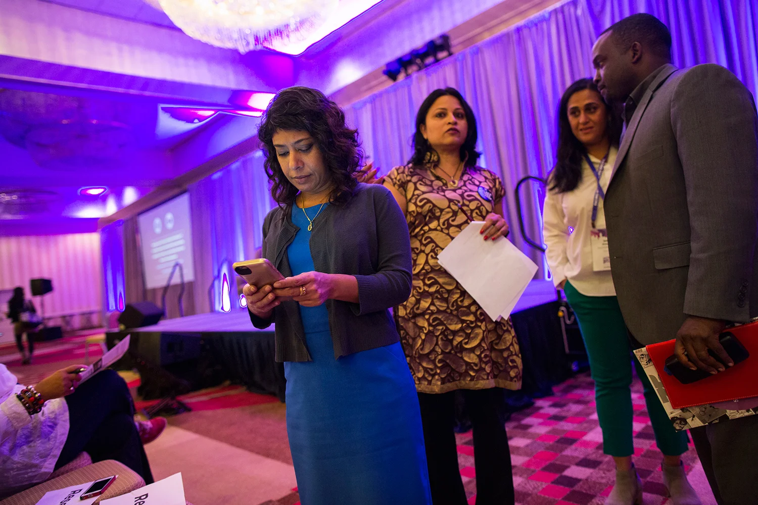 Rinku Sen, executive director of Race Forward , convener of Facing Race 2016, a multigenerational/multiracial conference, Atlanta, GA, 11 November