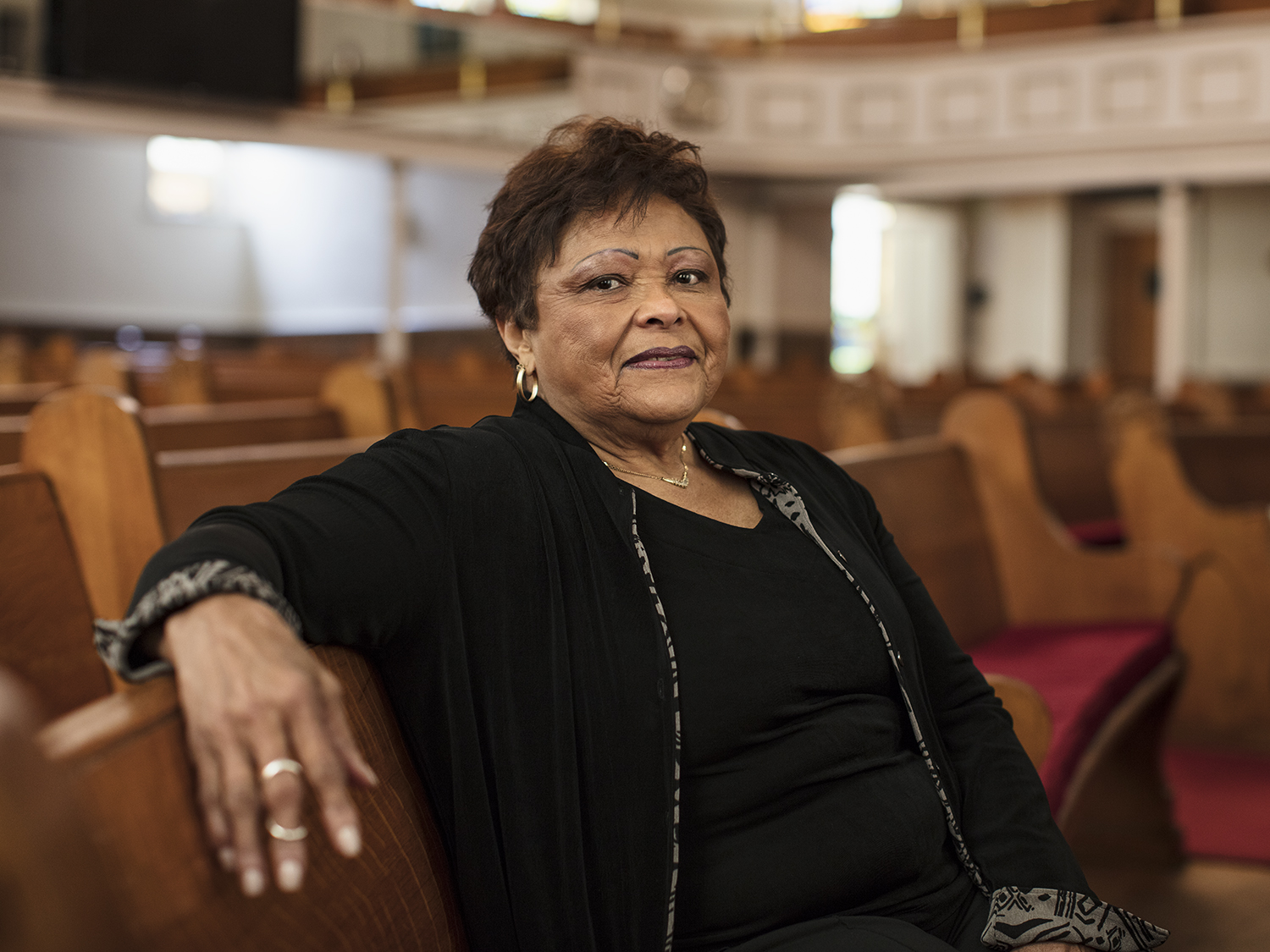 Yvonne Mimms-Evans, Richmond VA, 2017. From Growing Up in Civil Rights Richmond , portraits of people who were on the frontlines of desegregation as public school students and faculty.