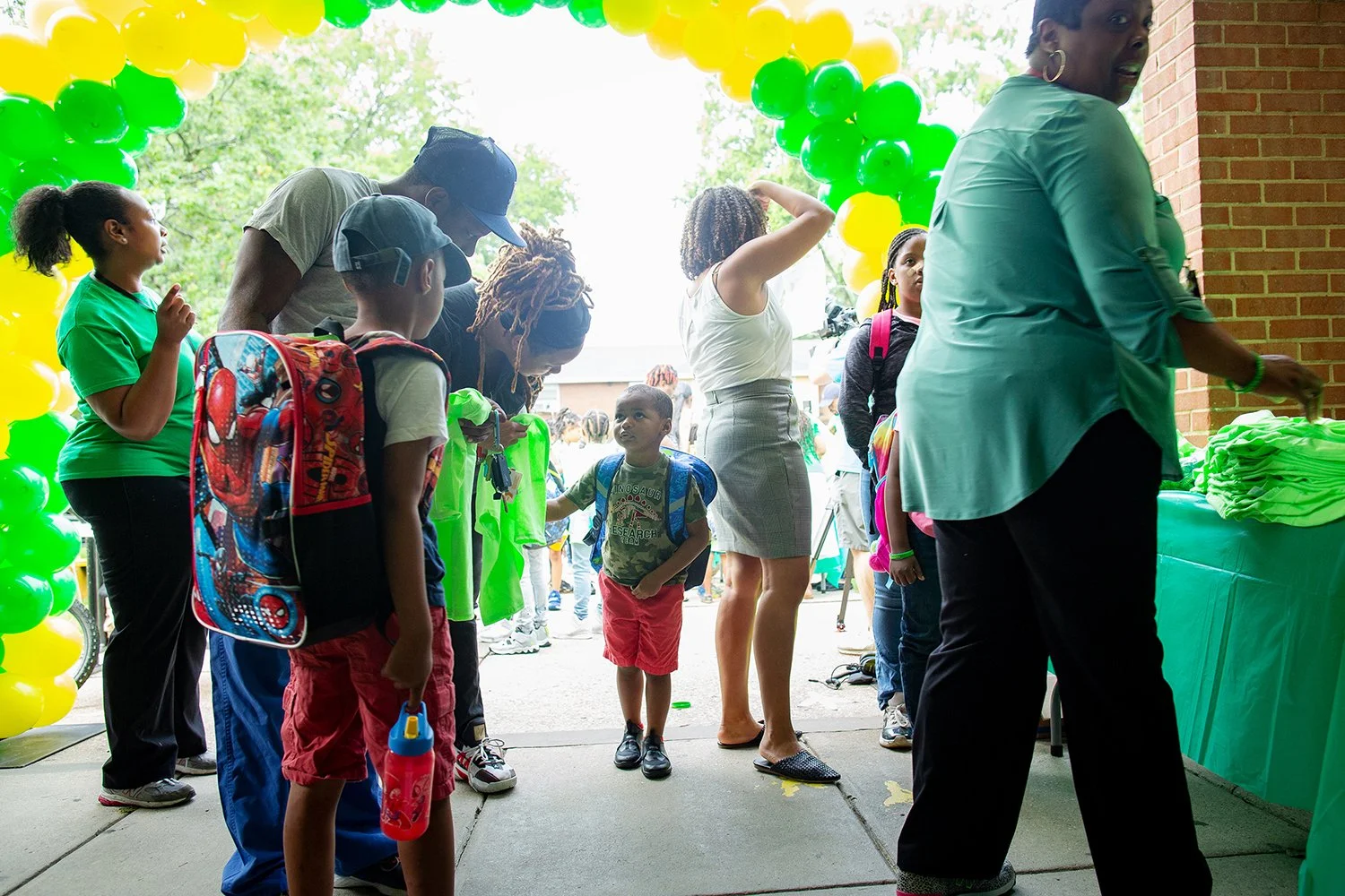 Back to school in July at Fairfield Court Elementary School, part of pilot program to address pandemic learning loss and other longterm problems. Richmond, VA. 2023