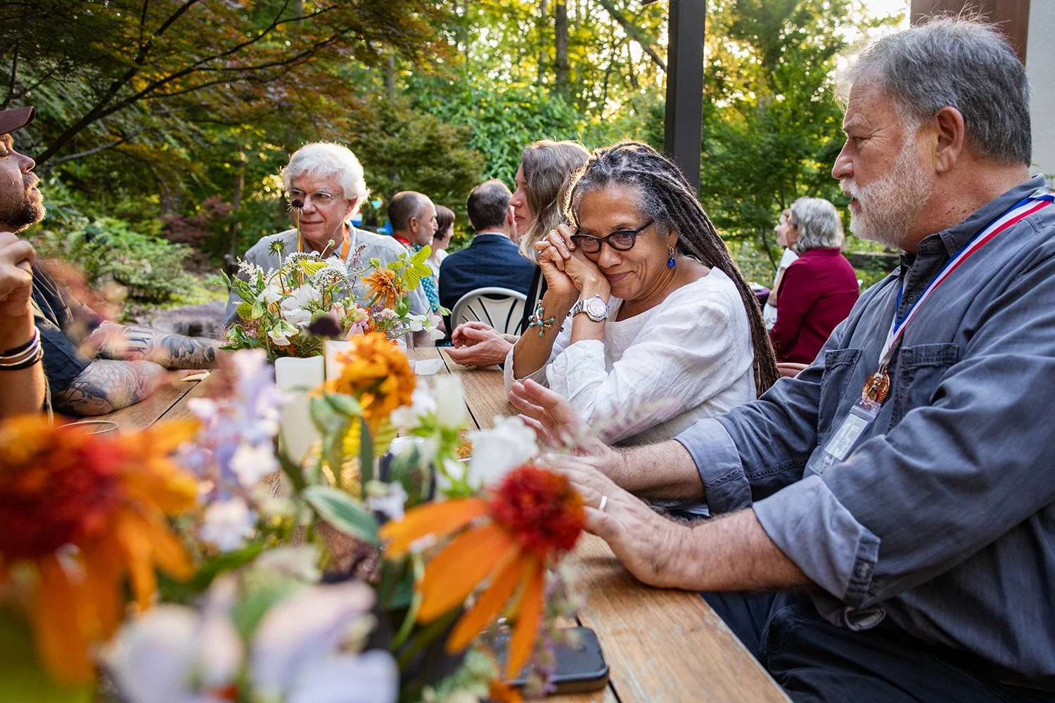 Poet Nikky Finney at Cassilhaus artists retreat, Chapel Hill, NC, 2024