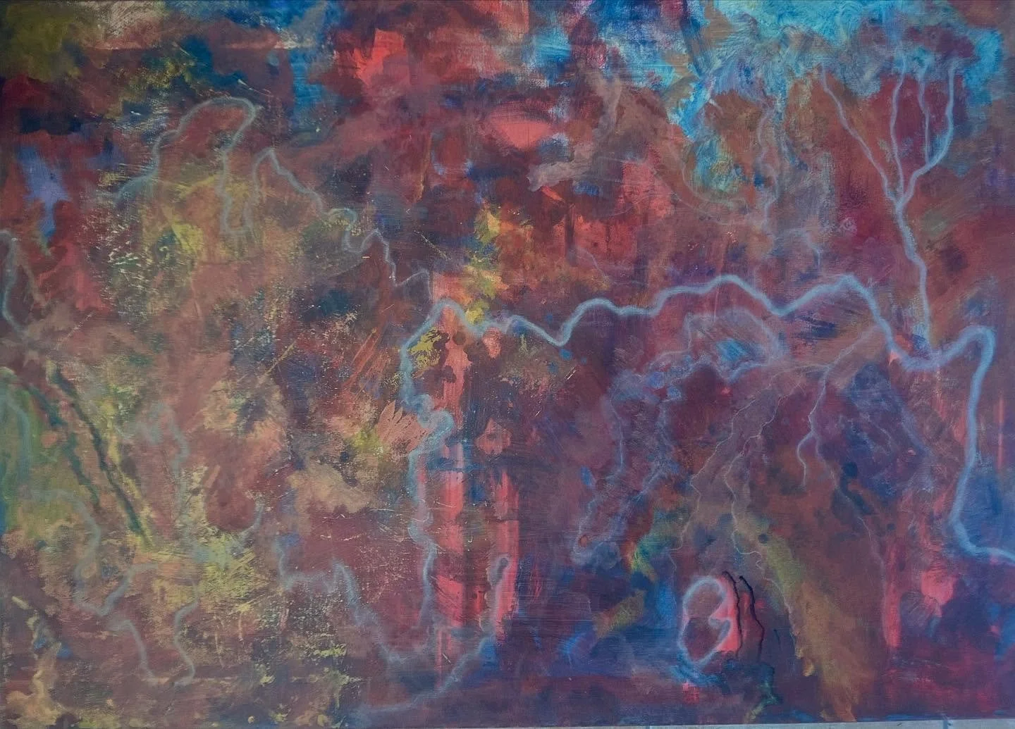 As I allow the next body of work to emerge I&rsquo;m curious about the flow. Working out when to stop, when to push, when to take risks is like pulling in a Murray Cod - gently or you loose it. And if you do pull it in it&rsquo;s important to ensure 