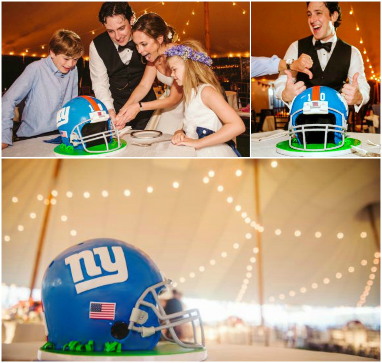New York Giants Cake for The Groom