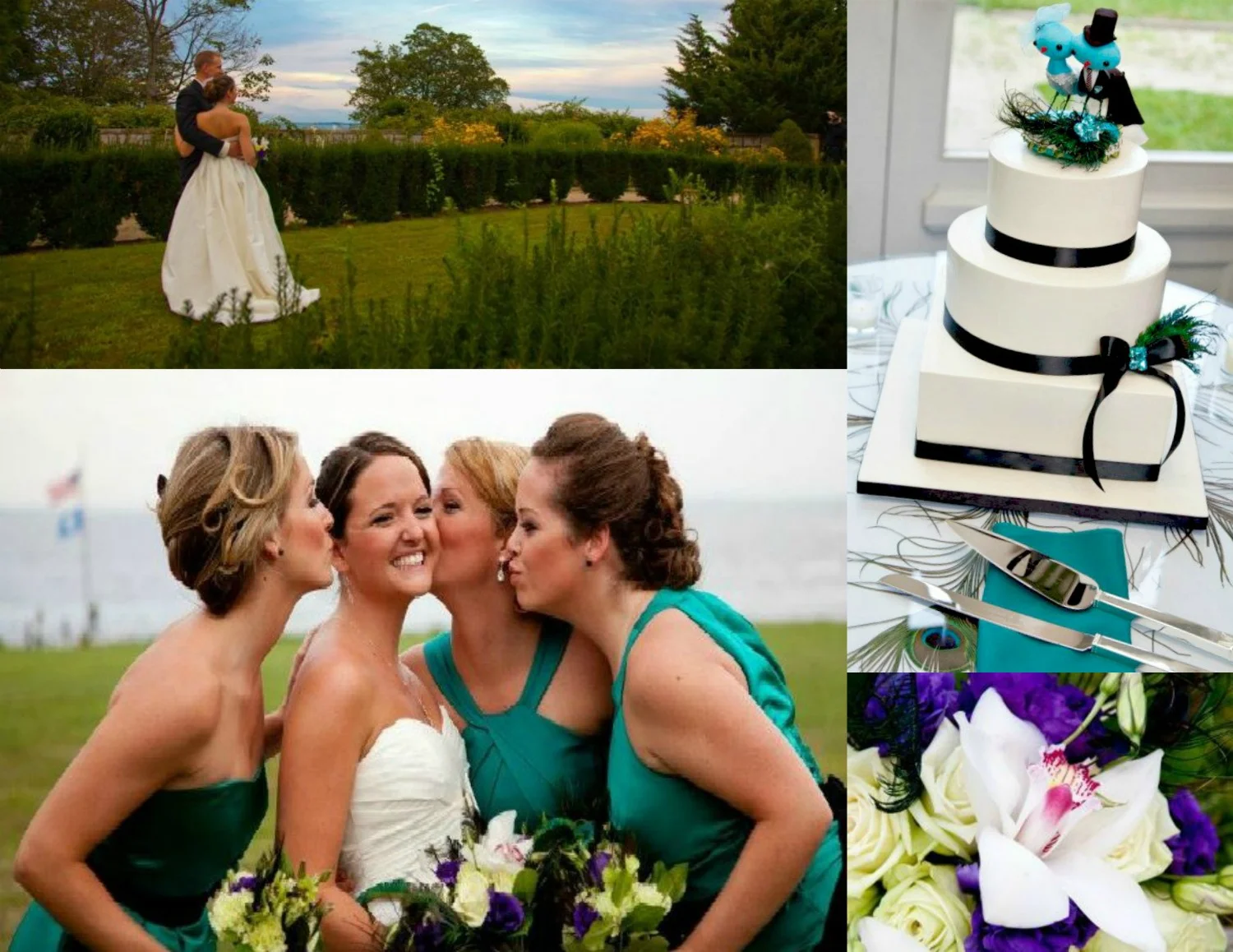 Cake by Lynn Palmer Cakes Lighthouse Photography Wedding Coordinator // Gina Barber for A Thyme to Cook Catering Cake Topper // Etsy Eolia Mansion