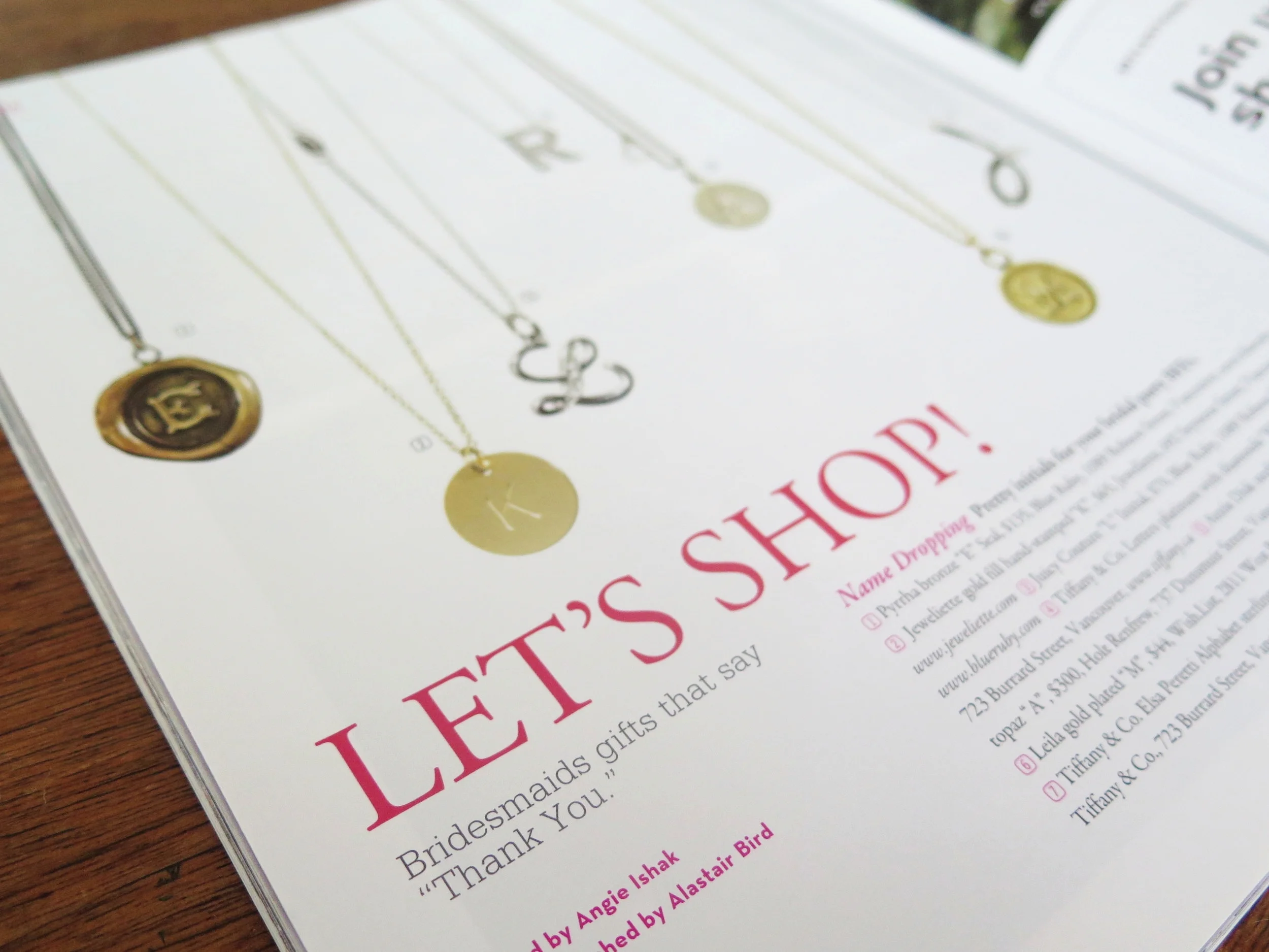 Let's Shop! Bridesmaids & Groomsmen Gifts