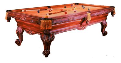 The Cavanaugh This table epitomizes the heart of the Renaissance era. Finely carved aprons, plaques, and trim are added to a highly contoured frame. The elaborate and graceful French styled legs complement and complete this work of art.