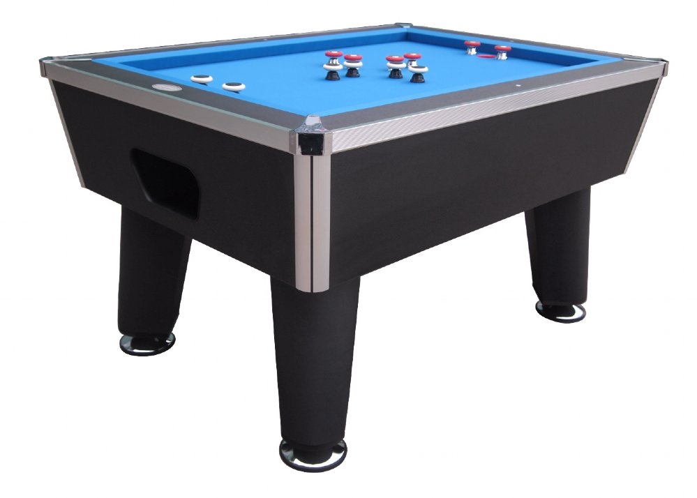 "The Brickell" Pro Slate Bumper Pool Table in Black