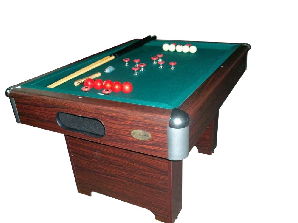 Slate Bumper Pool Table in Walnut