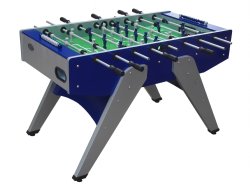 "The Florida" Outdoor Foosball Table in Blue with both 1 & 3 man Goalie