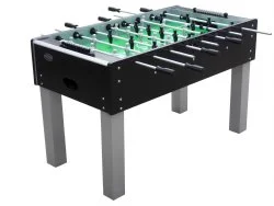 Outdoor Foosball Table in Black with both 1 & 3 man Goalie