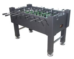 The Player Foosball Table in Black with both 1 & 3 man Goalie