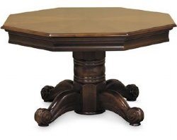  2 in 1 – 54” Octagon Poker & Dining in Honey