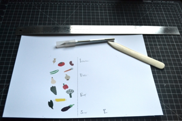 All your materials gathered.