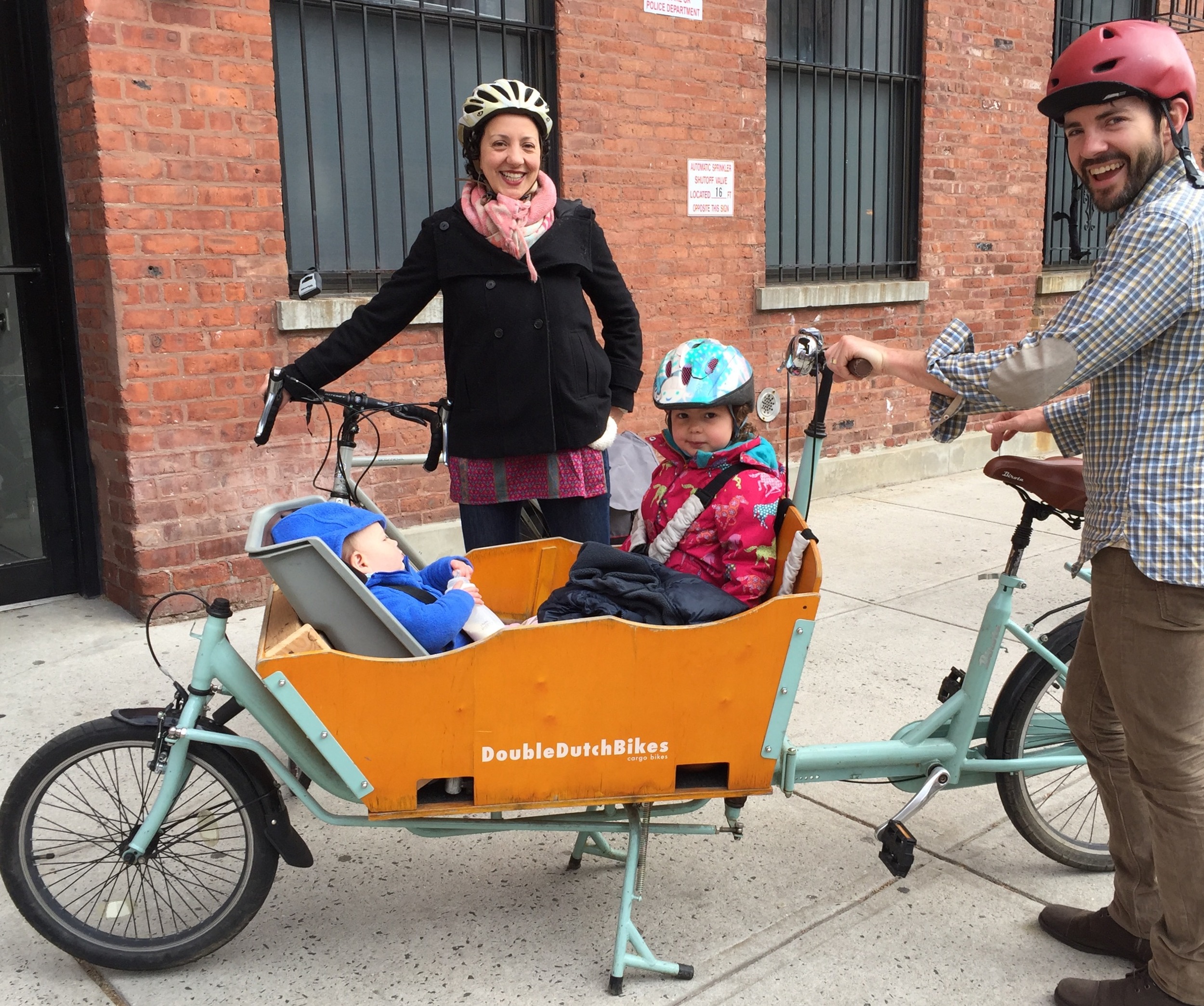 Gotta love the cargo bike!