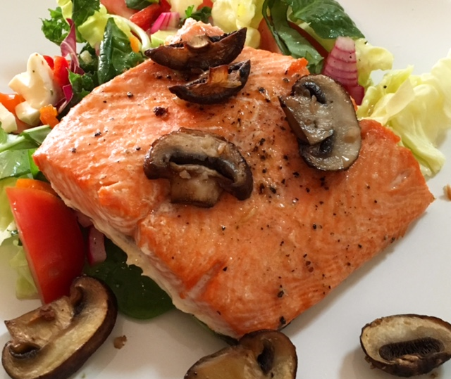 4 Ingredient Broiled Salmon