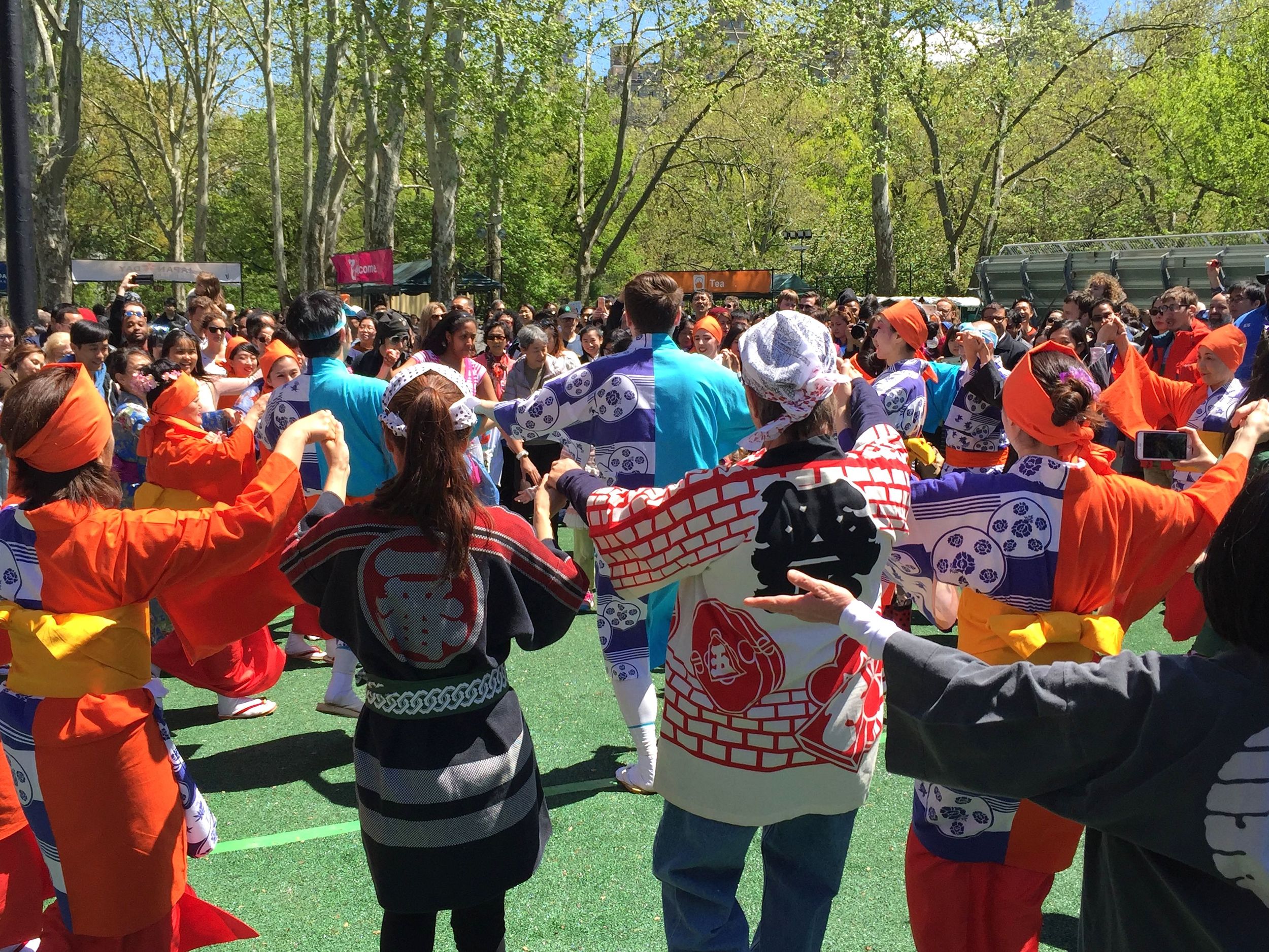 Bon Odori Dance with the Japanese Folk Dance Institute of NY
