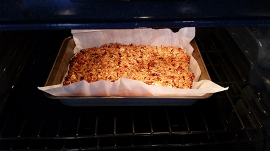 10. Bake for 25-30 minutes, or depending on your oven, until the edges are that yummy golden brown