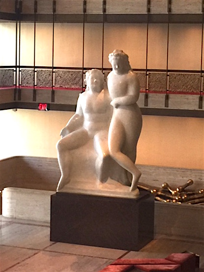 Elie Nadelman, "Two Female Nudes" 1931