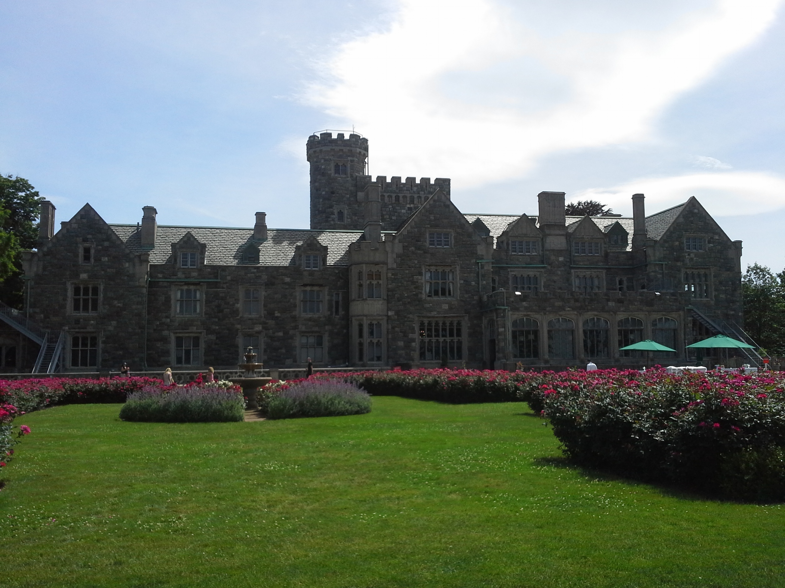 A manor house. . .but with a splash of "castle" that makes my inner fairy princess light up!