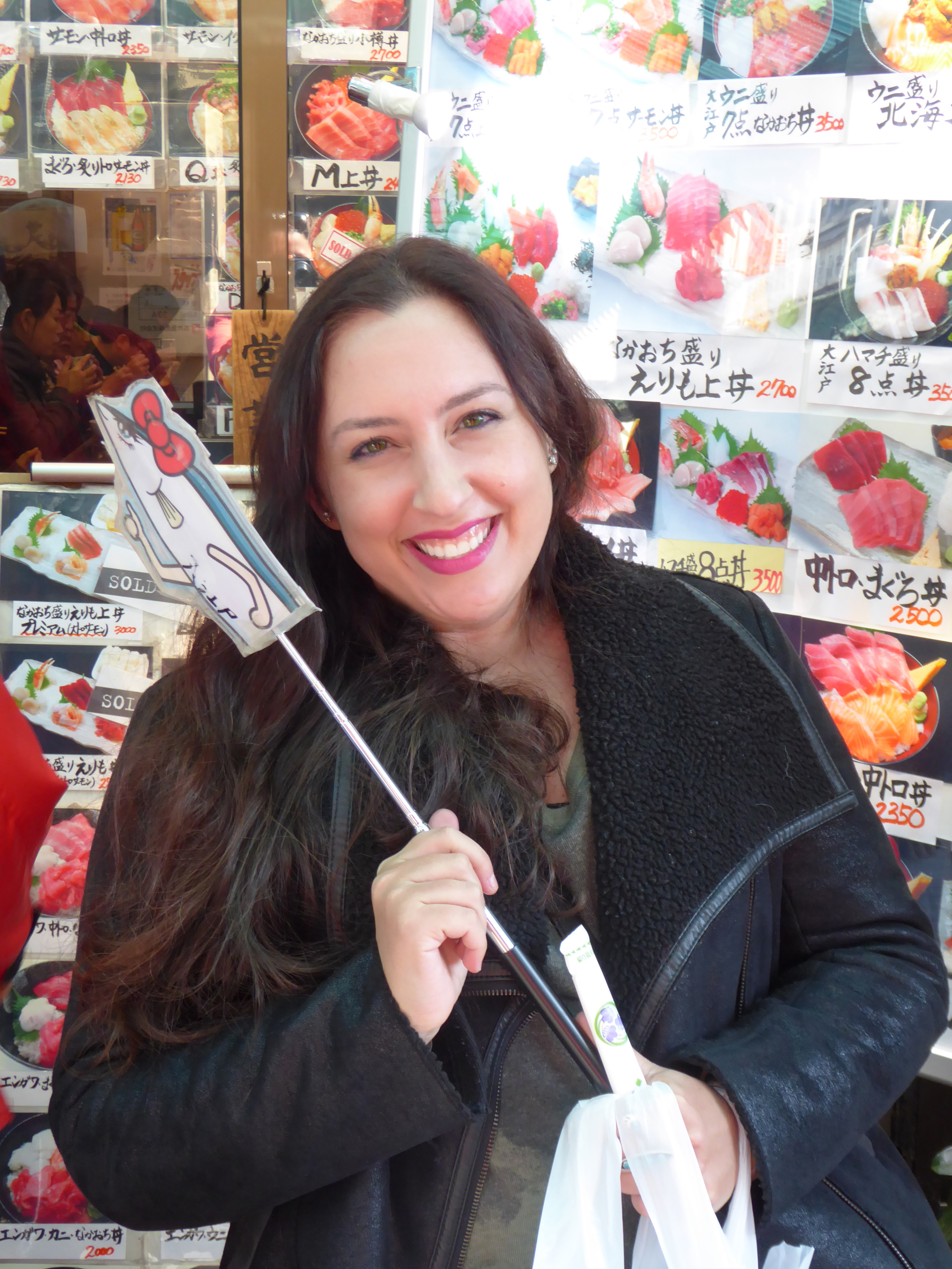 Ordering at this shop in the fish market meant pointing at the bowl you wanted with this little fish pointer! Solves any language barrier...