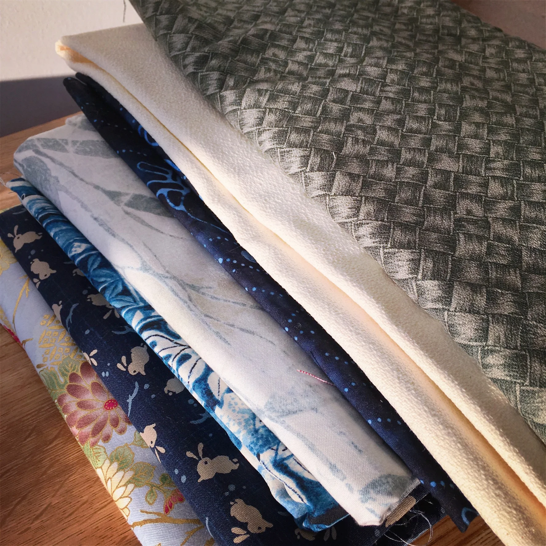 My Hawaii trip fabric stash.