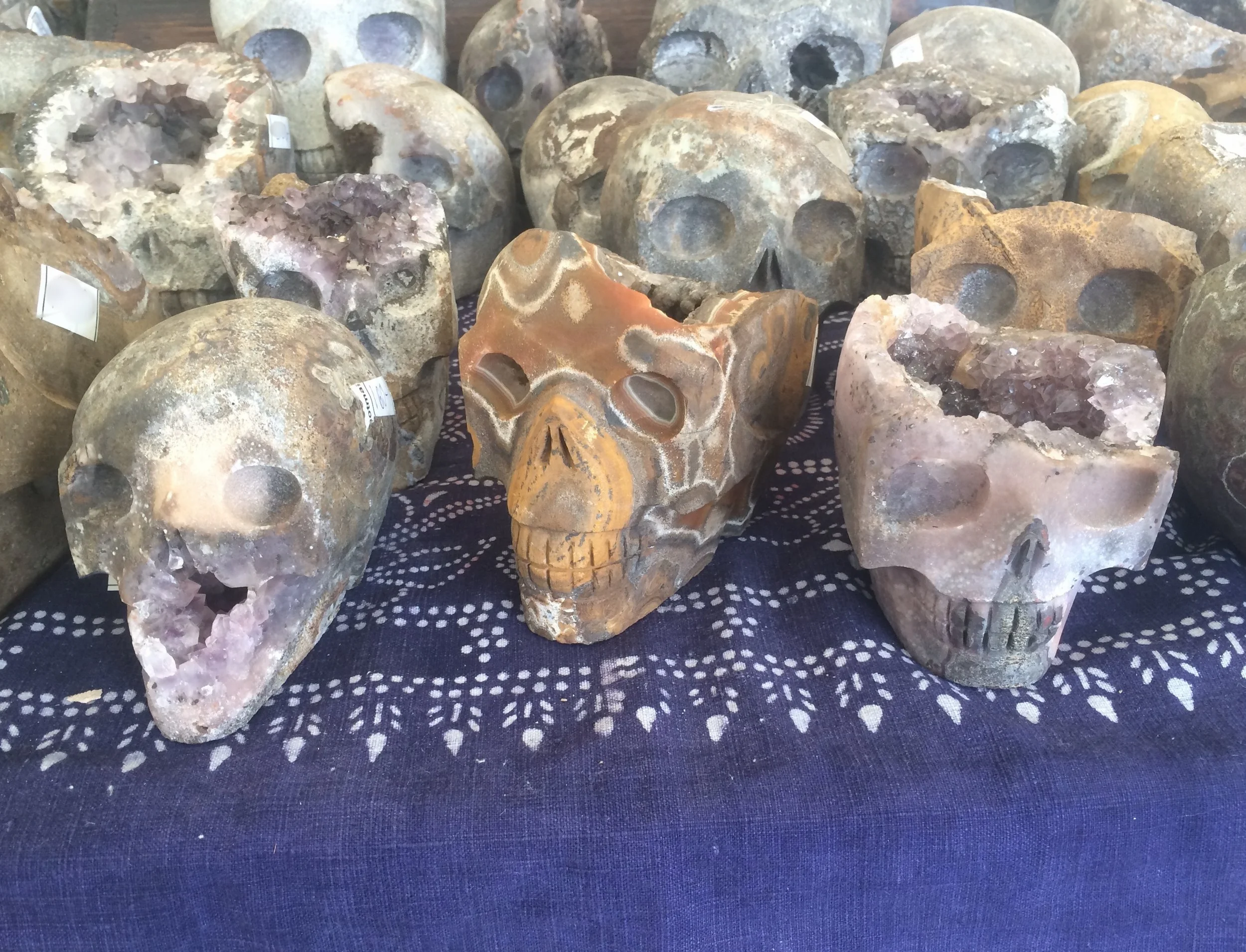 These geode skulls were incredible!