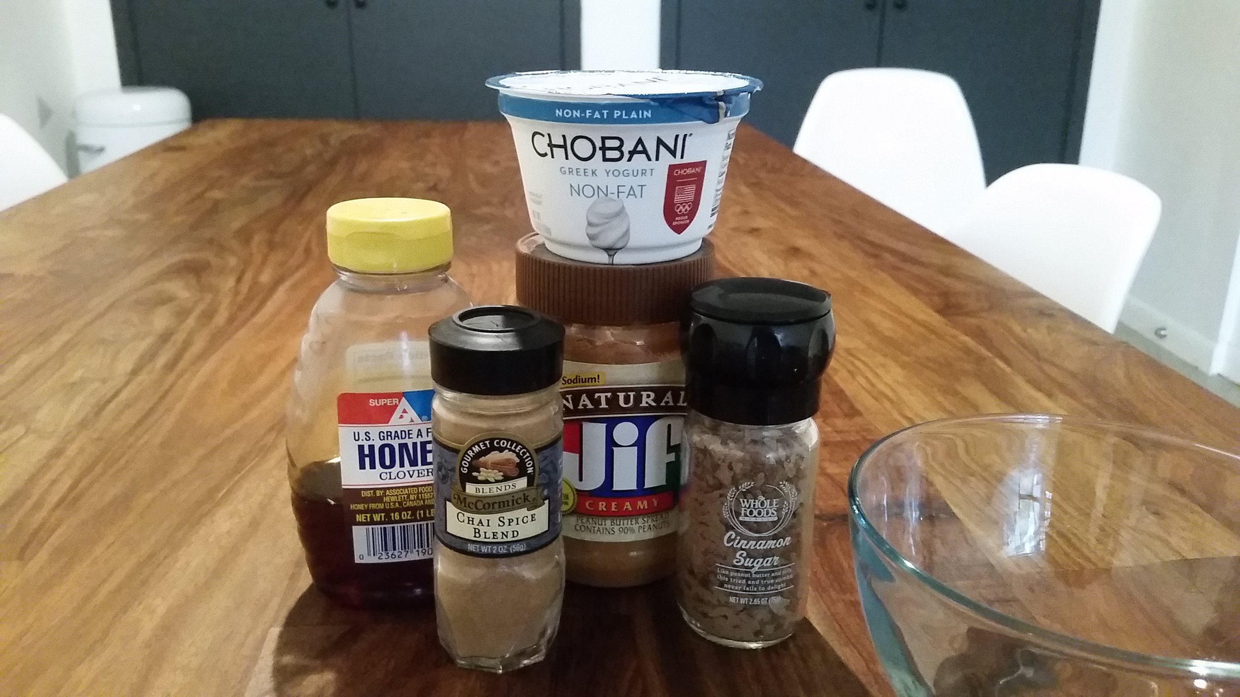 Gather your ingredients & your mixing bowl to get started