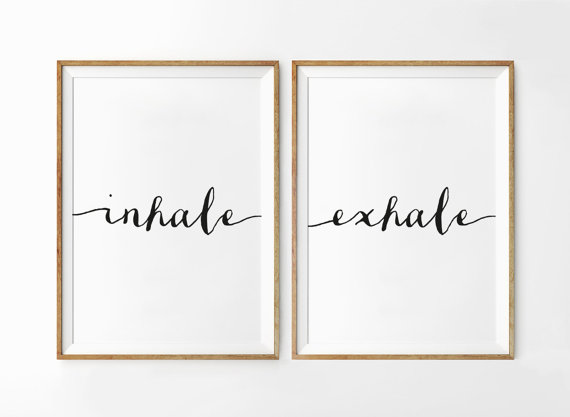 Set of yoga prints by FabulousArtPrint